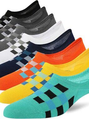 Men's No-Show Socks - Multi Color Pack